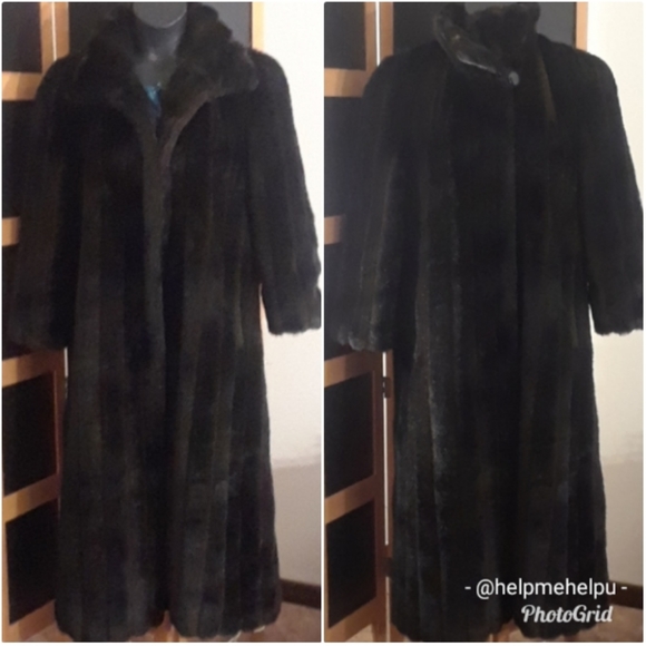 GALLERY FULL LENGTH FAUX FUR COAT - Picture 2 of 16